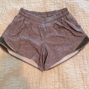 Lulu running shorts, size 6